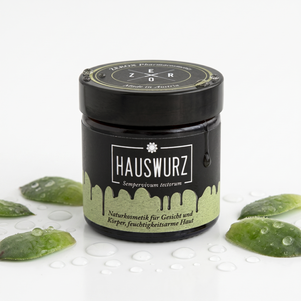 ZEROX Hauswurz Pflegecreme – Natürliche Feuchtigkeitspflege und Aloe Vera Alternative aus Österreich